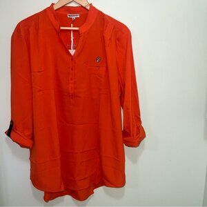 🆕 Oklahoma State Cowboys | UG Apparel | Women's Button Down Tunic Top | Size XL
